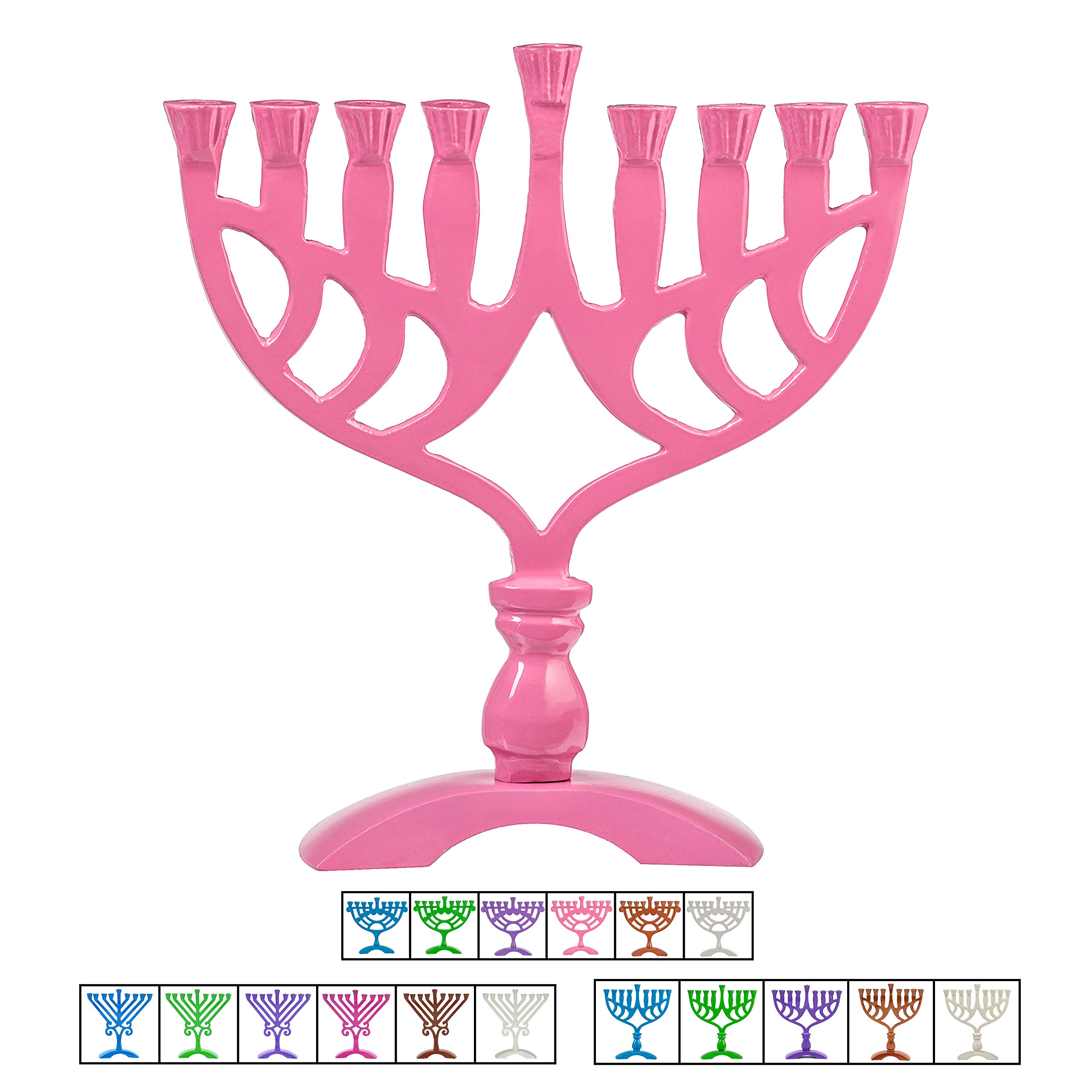 Amazon.com: Ner Mitzvah Hanukkah Menorah, Fits All Standard